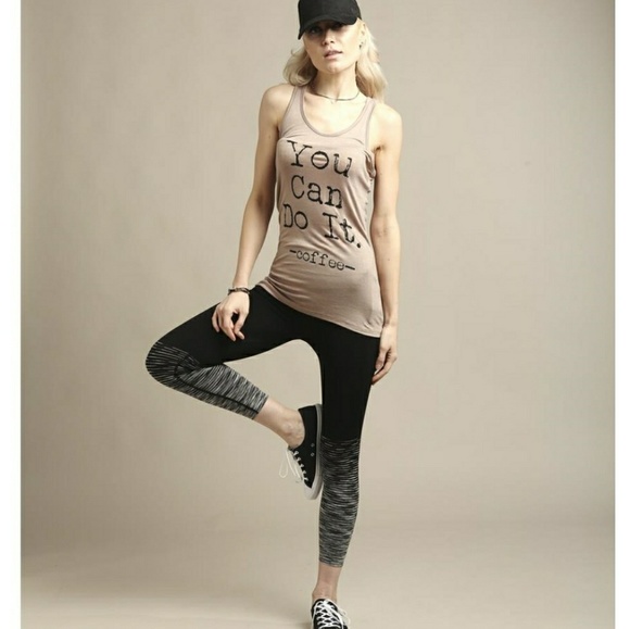 Tops - Racerback Tan everyday tank